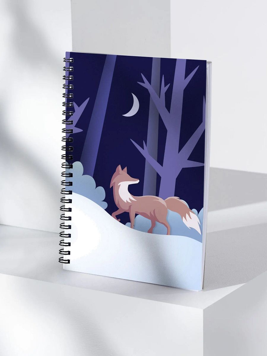 Winter Fox Spiral Notebook product image (4)