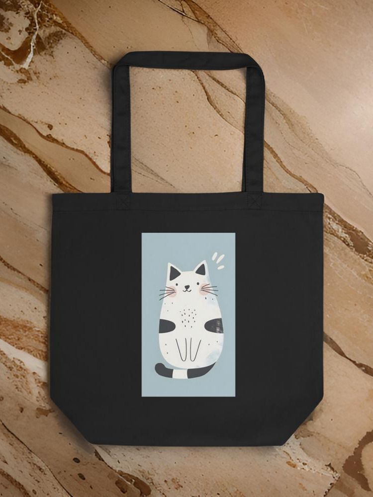 Pawsitively Adorable Cat Vibes - Econscious Eco-Friendly Tote Bag product image (2)