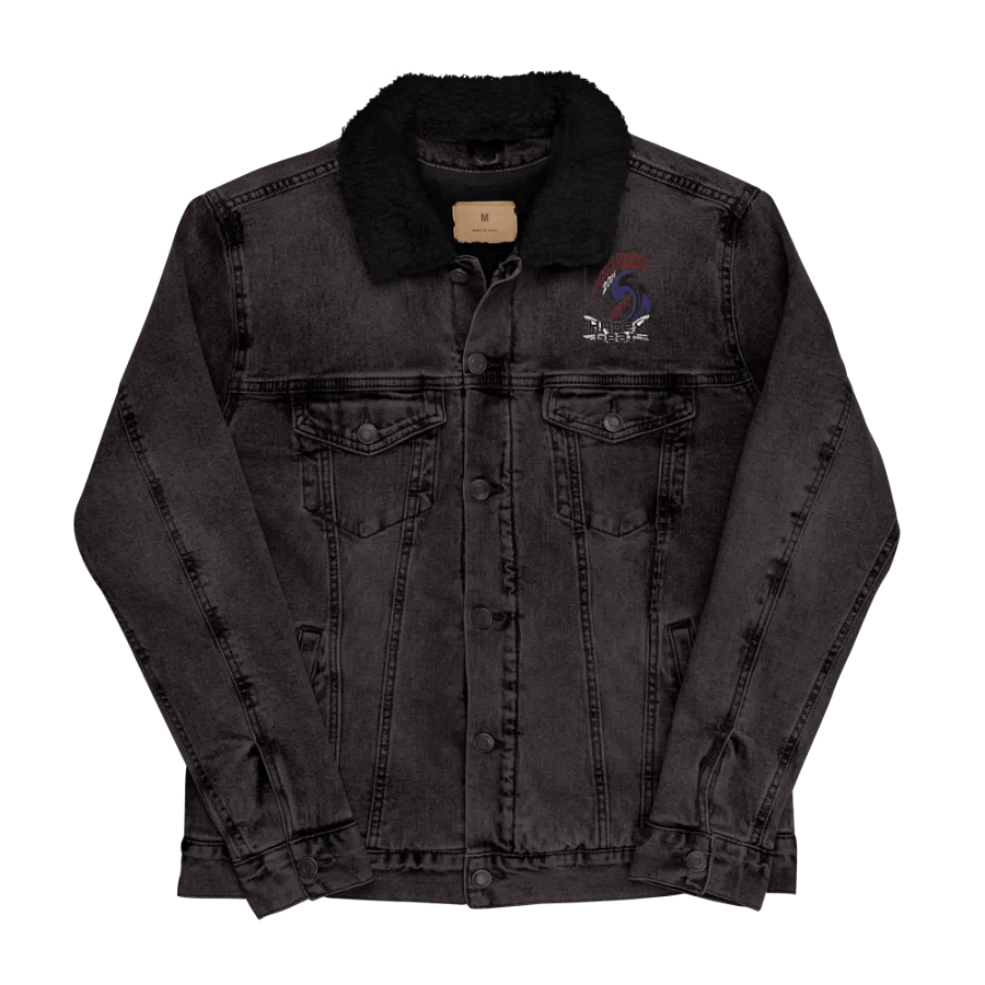 Unisex Sherpa Denim Jacket - Embroidered - Property Of HApex Gear 2024 product image (3)