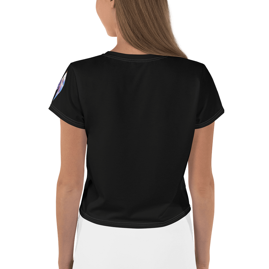 Rainbow Pride Angel Cropped T-Shirt product image (3)
