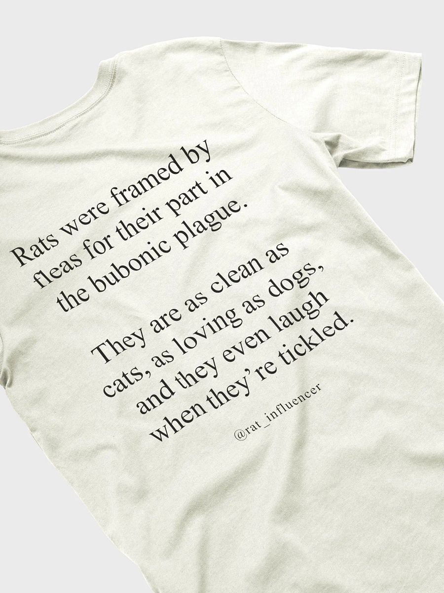 Rat Facts T-Shirt (Light) product image (1)