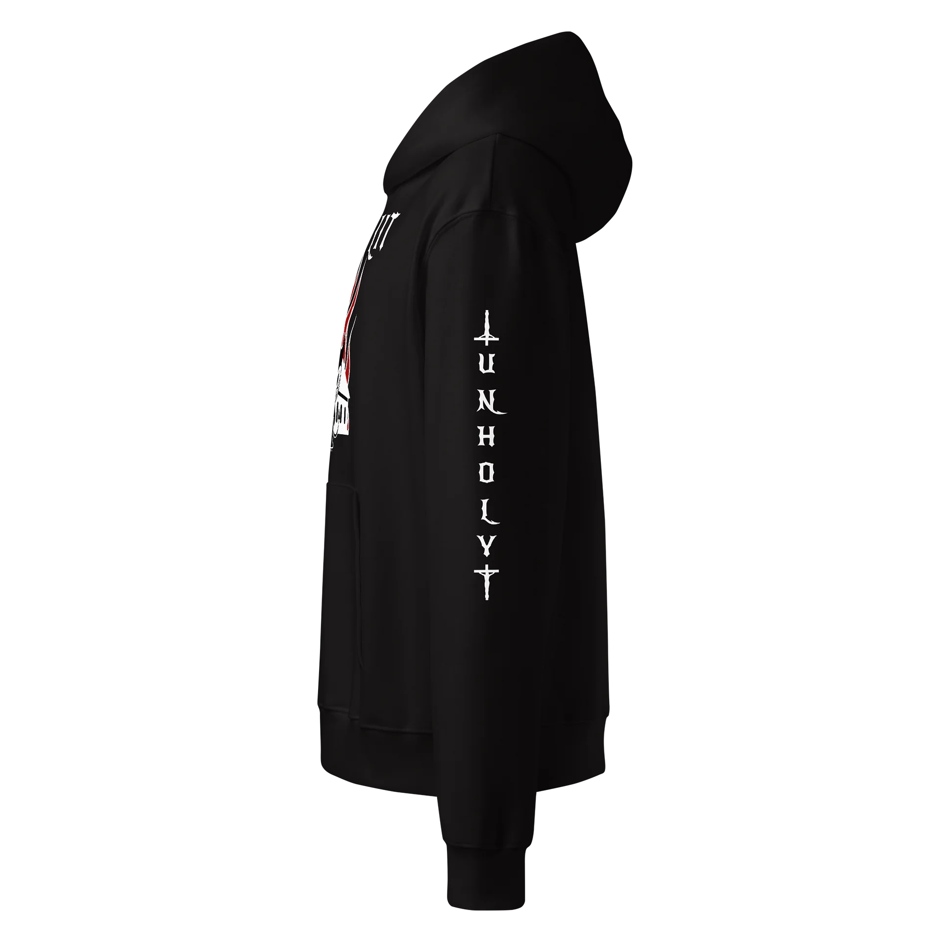 Grinxi: Burn Church Unisex Hoodie product image (3)