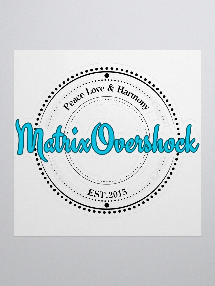 5.5 x 5.5 Peace Love & Harmony Sticker product image (1)