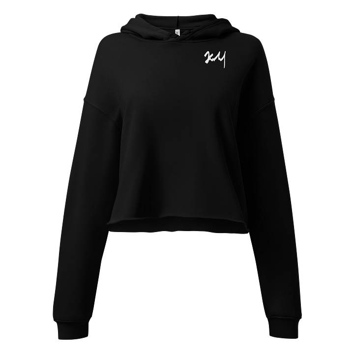 Brushed Monogram Crop Hoodie product image (1)