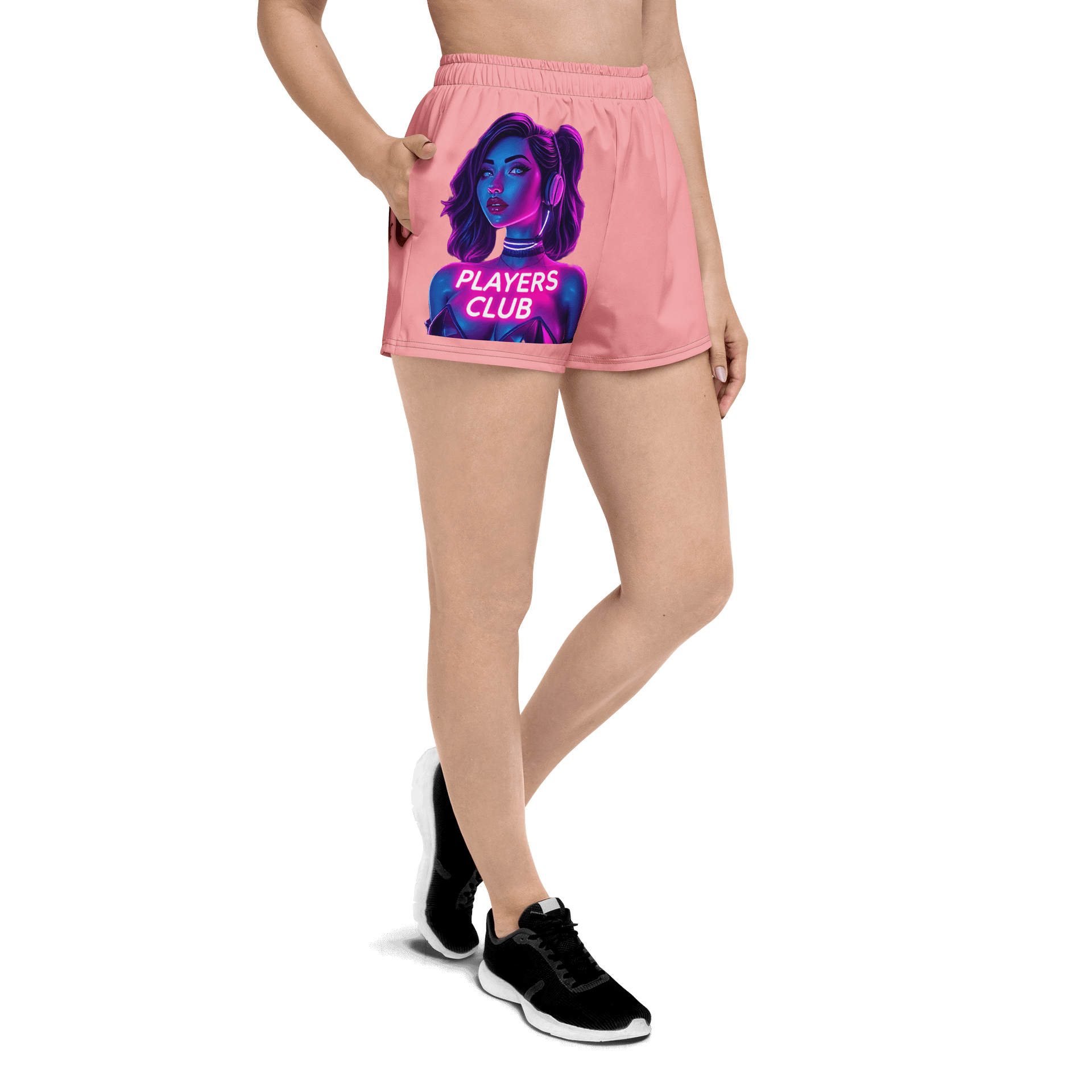 pink players club shorts product image (3)