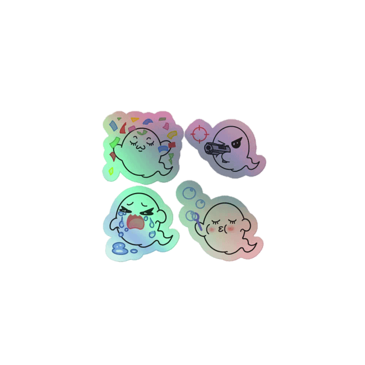 Ghostie Holo Stickers product image (1)