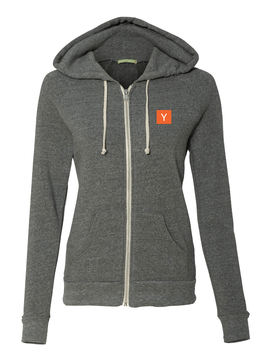 YC Women's Cut Zip Hoodie product image (1)