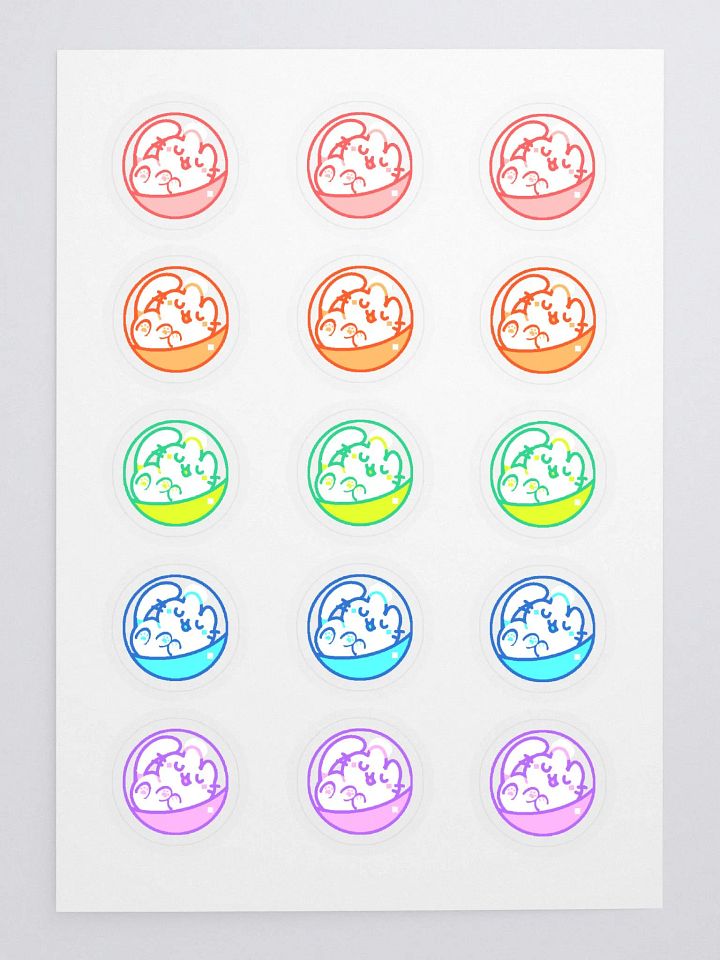 🌈🐾 Capsule Toy Cat Sticker Sheet! | By Plushpon product image (1)