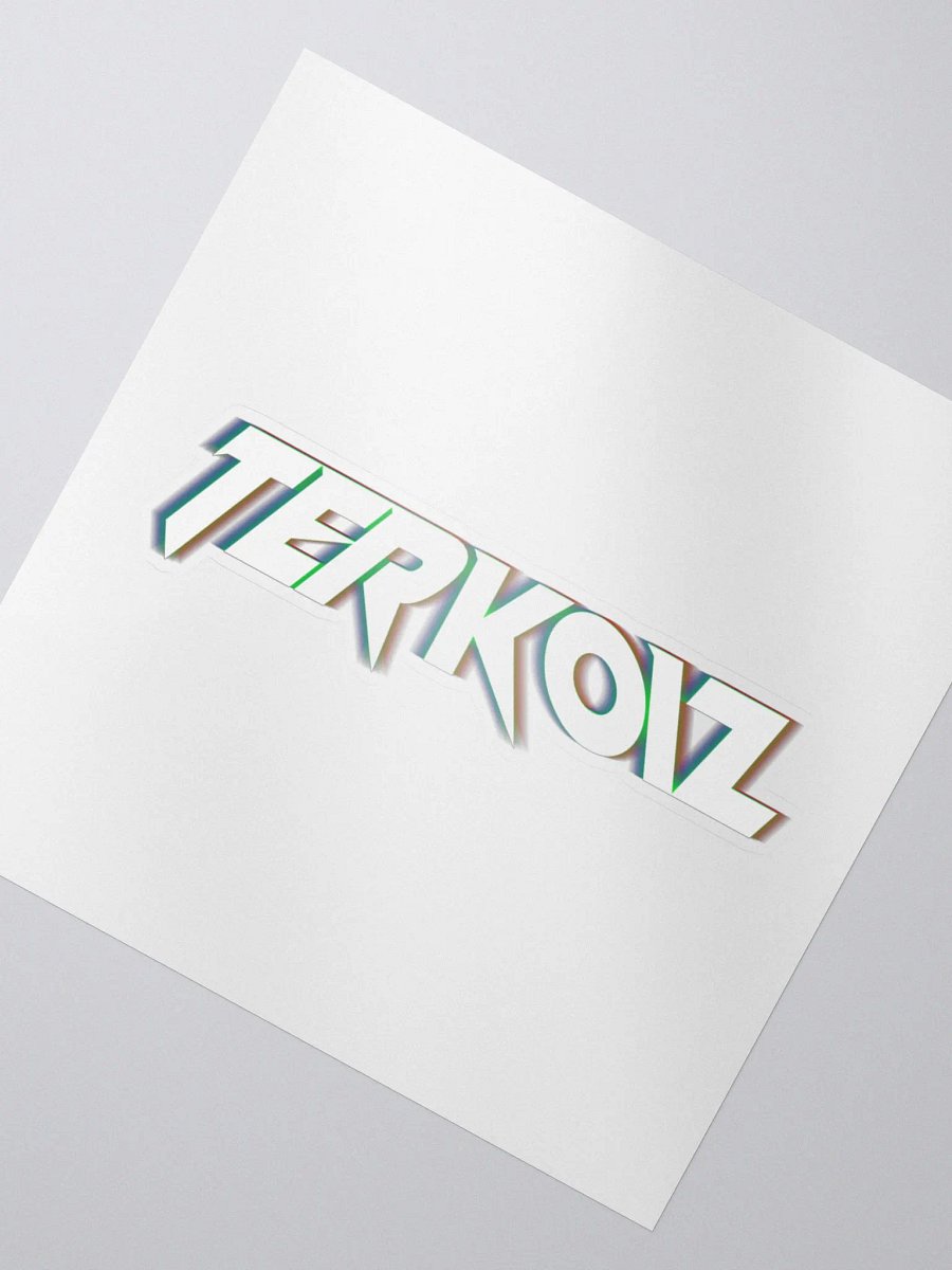 TERKOIZ RGB SHIFTED LOGO STICKER product image (2)
