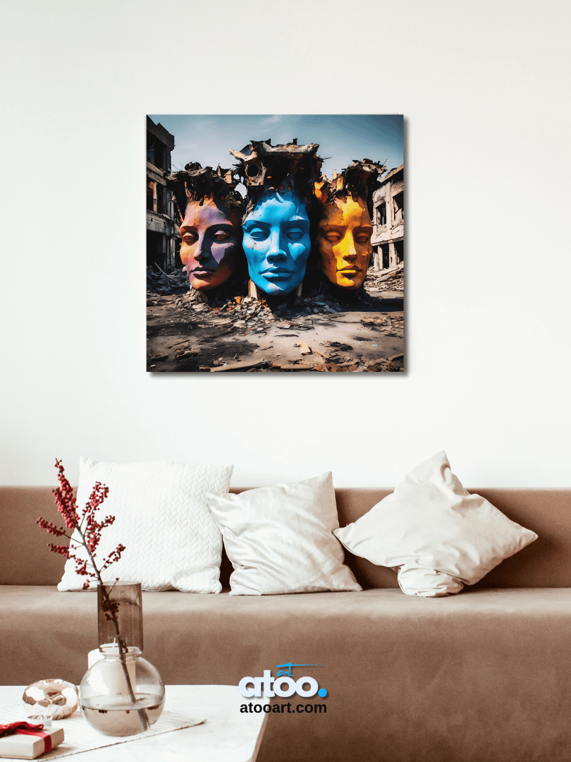 Elegy to Humanity - 9 | Canvas Art Painting product image (6)