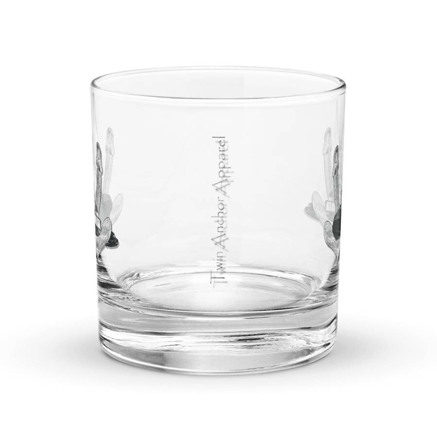 Twin Anchor Marco tug Rocks Glass 10.5oz product image (2)