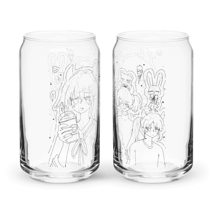 Hungry Demon & Friends Can-Shaped Glass product image (1)