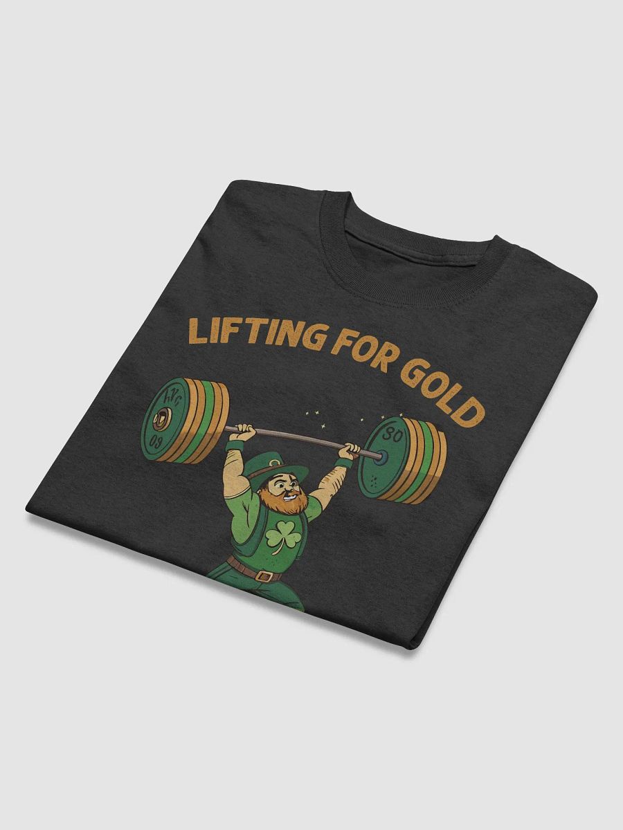 Lifting for Gold Shamrock Strong Leprechaun Tee product image (13)
