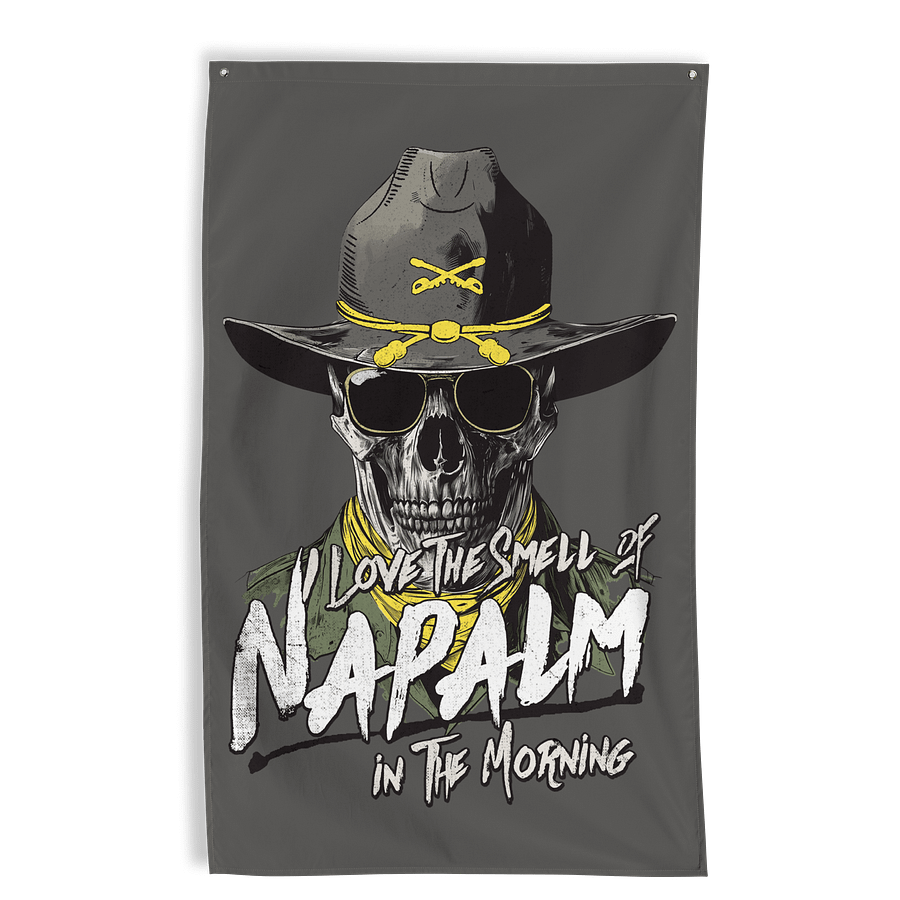 Napalm in the Morning Wall Flag product image (1)