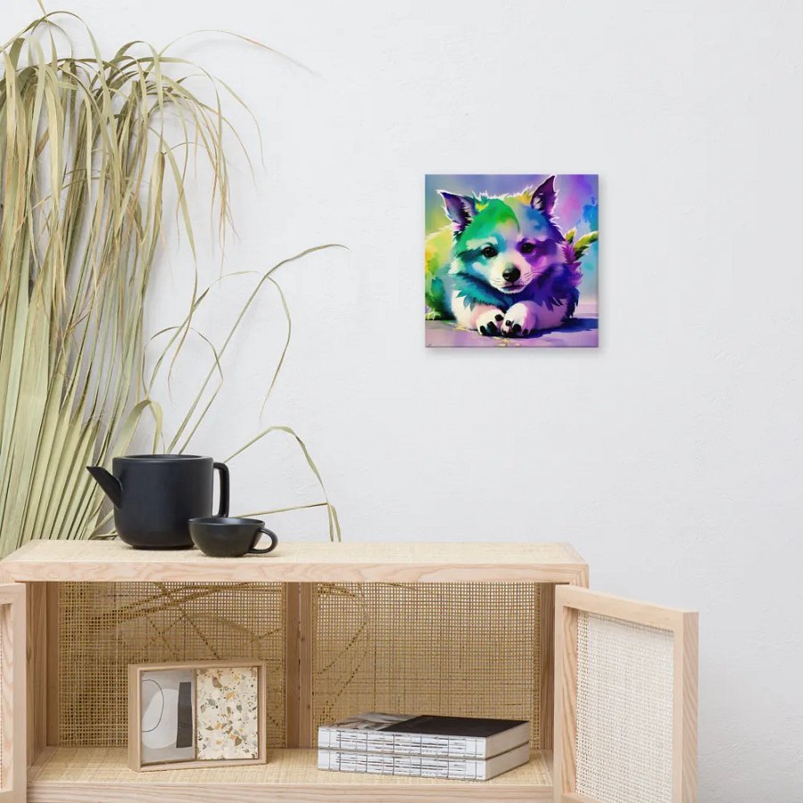 Cute Dog Digital Painting - v5 product image (9)