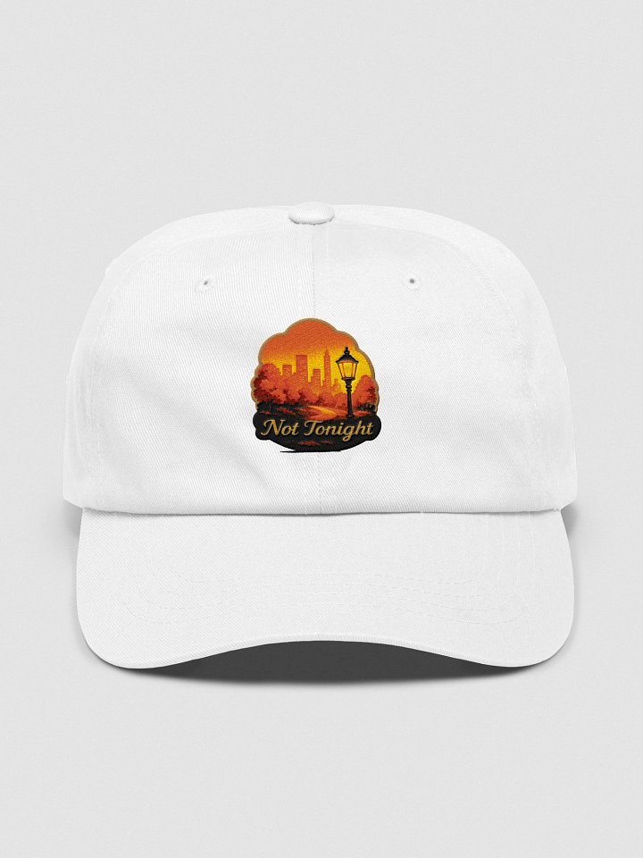 Not Tonight Dad Cap (White) product image (1)