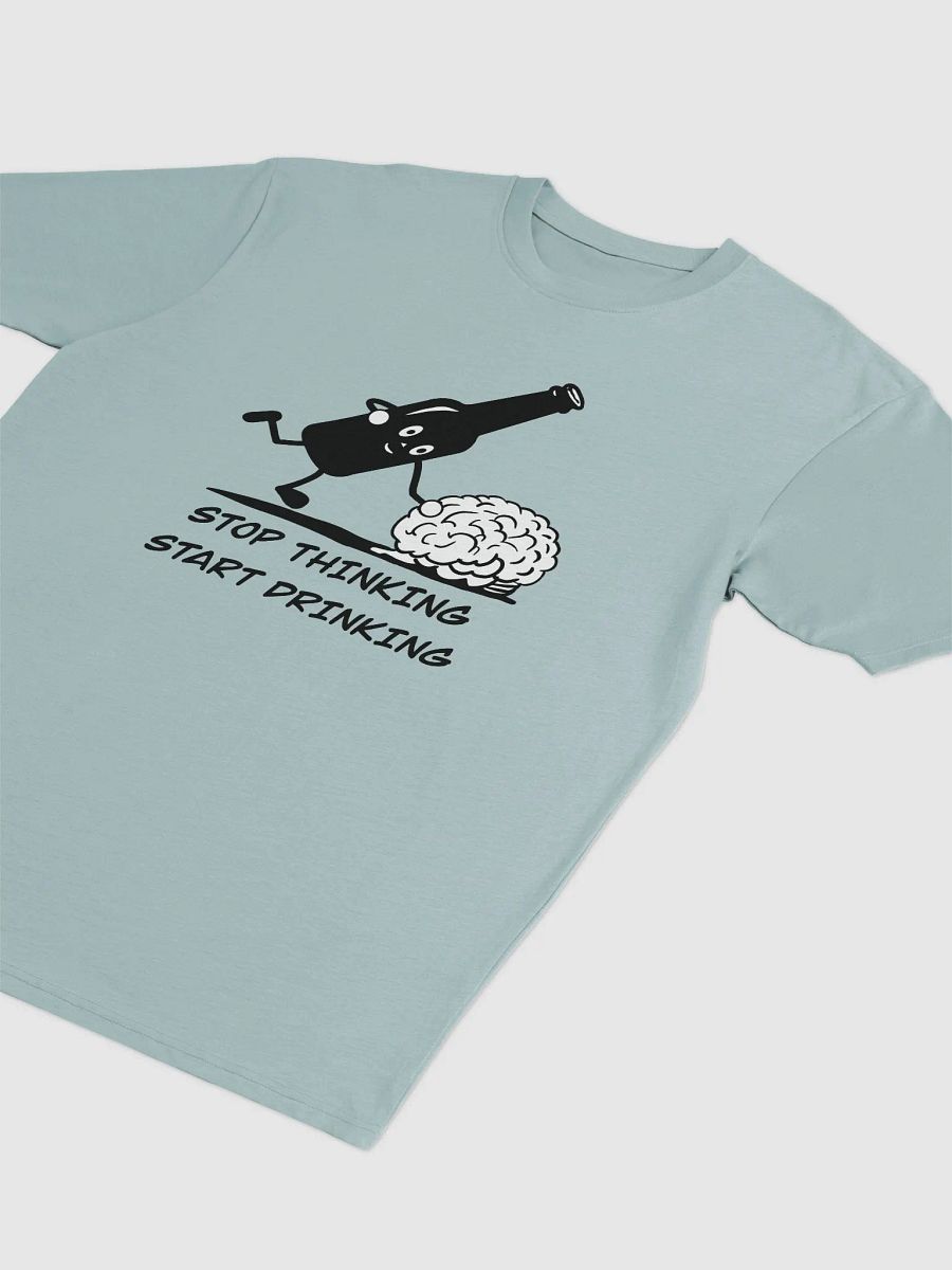 Stop thinking and start drinking Men's Graphic Tee product image (17)