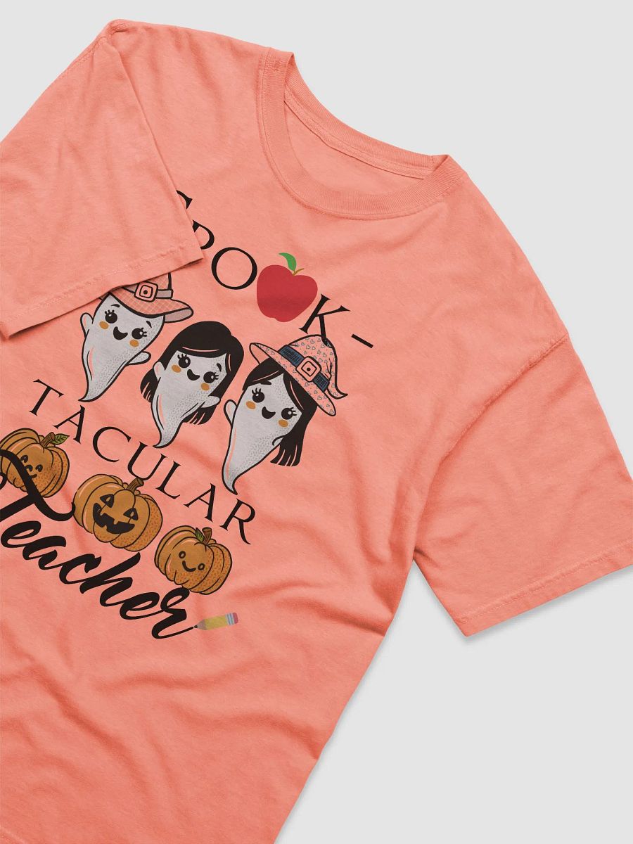 Hand-Drawn Spooky Ghost Teacher Halloween Party Shirt product image (4)