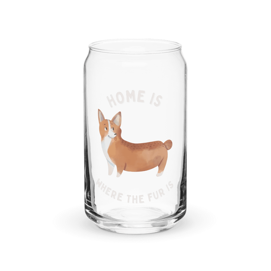 Home Is Where the Fur Is – Cozy Pet Lover’s Glass Mug With Lid product image (2)