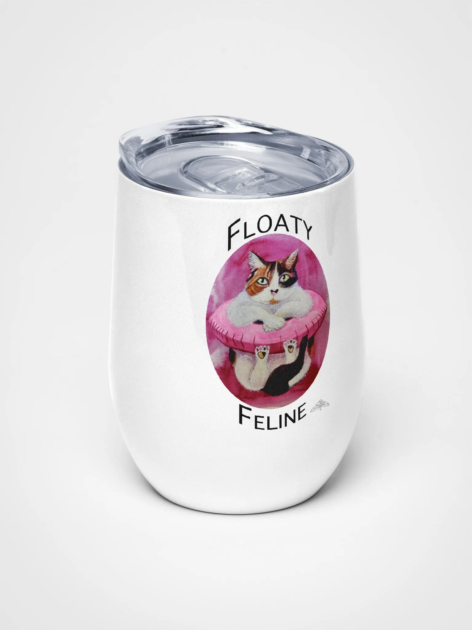 Floaty Feline Wine Tumbler product image (4)