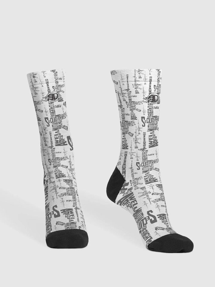 Eclectic Word Cloud | Premium Sustainable Crew Socks product image (2)