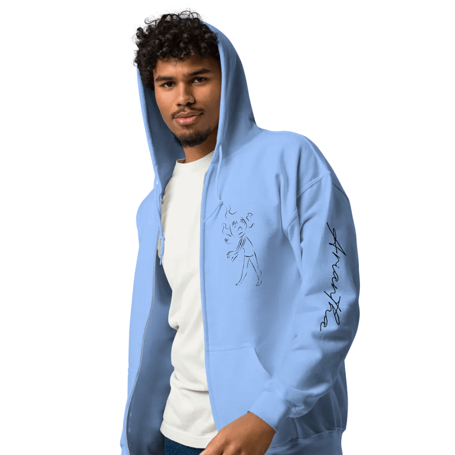 Horrors Black Outline, Zip Up product image (11)