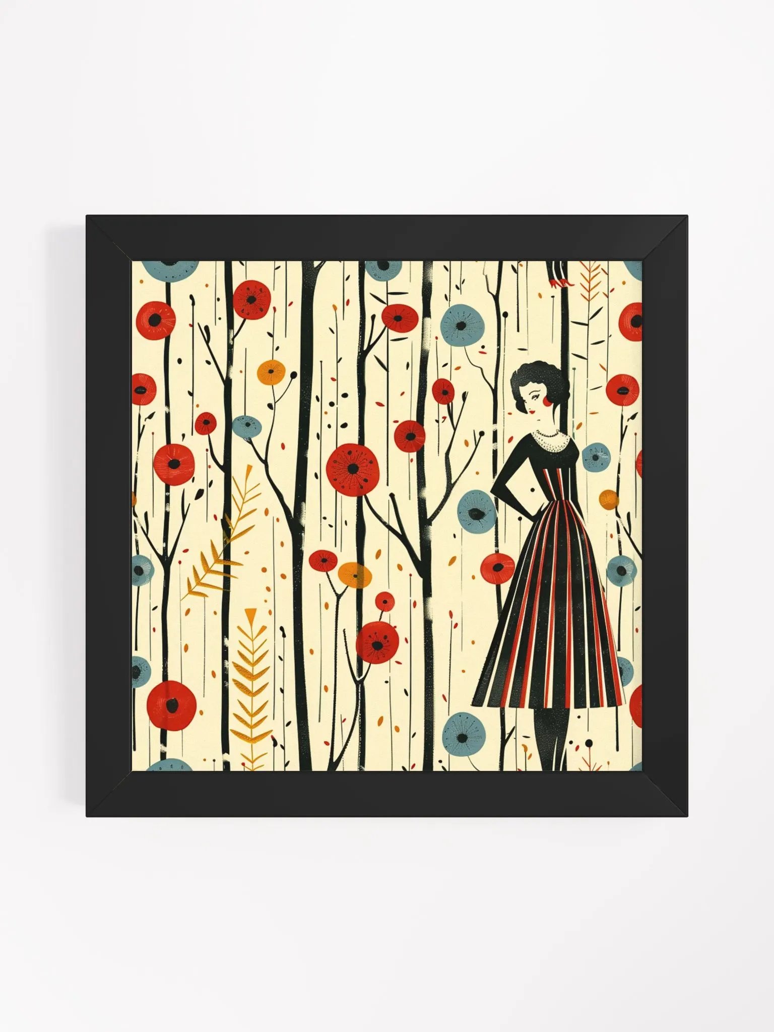 Vintage Retro Fashion Model Wall Art product image (8)