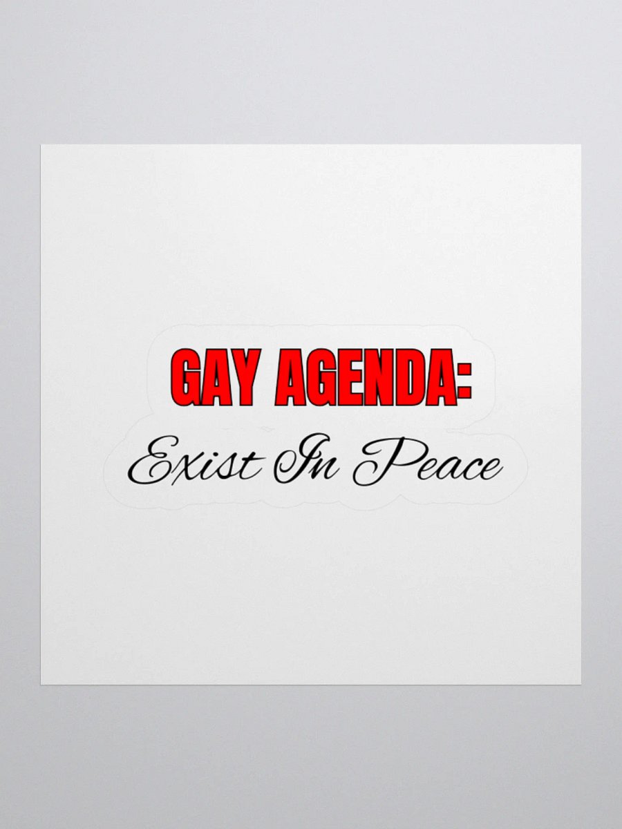 The Agenda Sticker product image (1)
