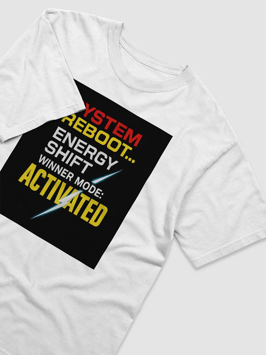 System Reboot – Power Reset Edition (White Tee) product image (7)