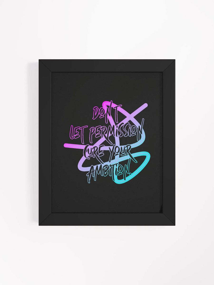 Ambition Framed Poster product image (79)