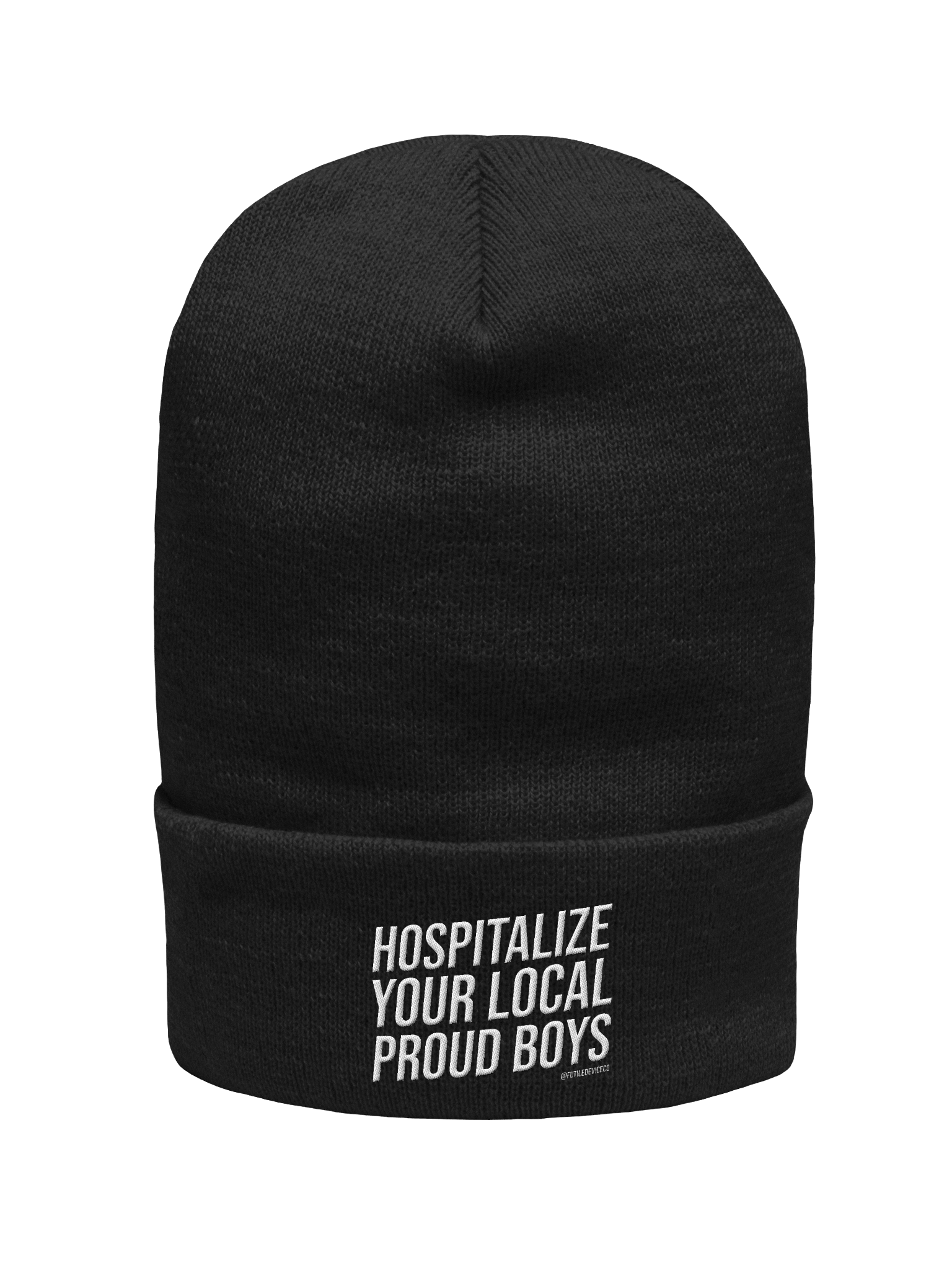 FUTILE DEVICE: HOSPITALIZE YOUR LOCAL PROUD BOYS (BEANIE) product image (1)