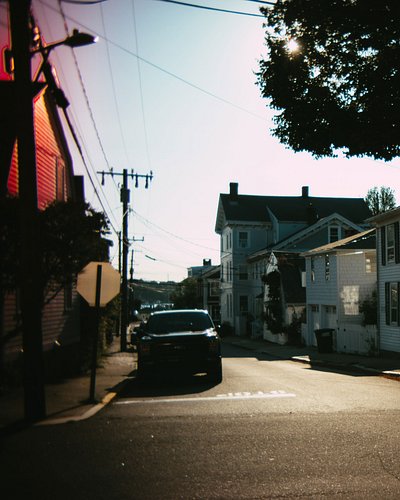 Golden hour magic hits different in the quiet streets. ✨ High contrast, warm light—like a memory you never want to end.