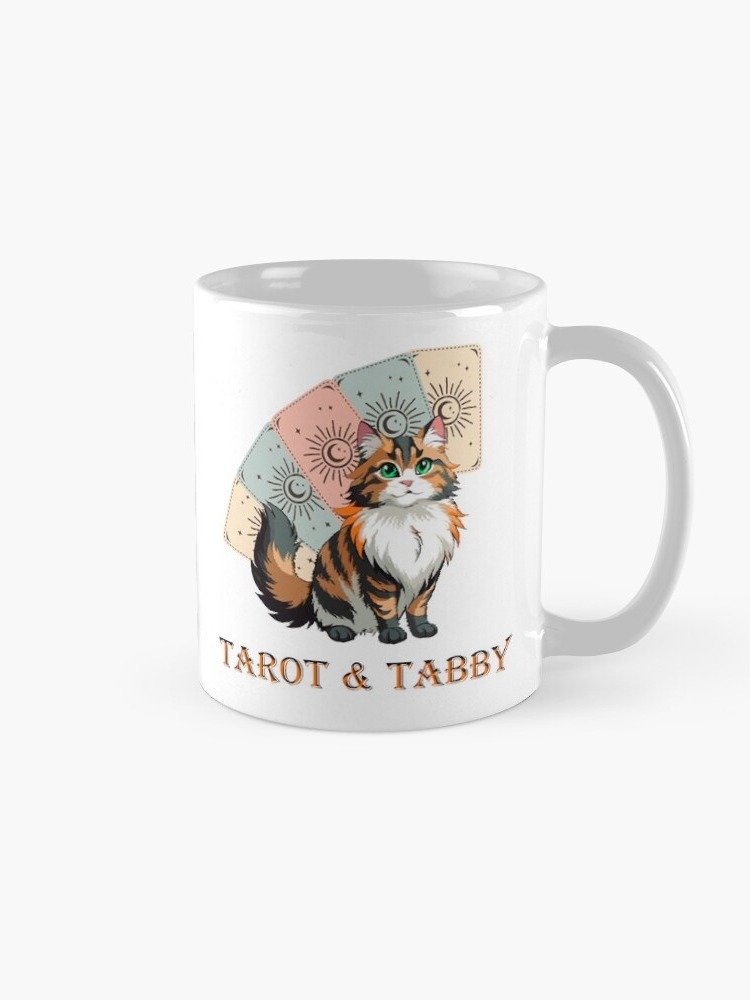 New Digital Product Tarot & Tabby – Mystic Cat Sticker Photographic Print product image (6)