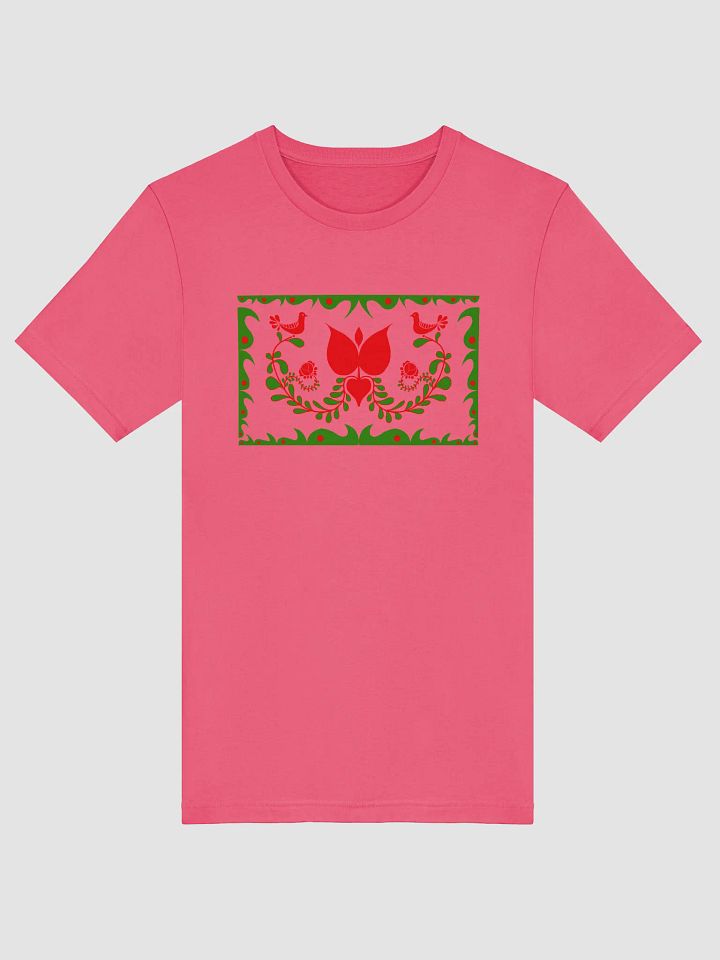 Hungarian Folk Art Red & Green T-Shirt product image (1)