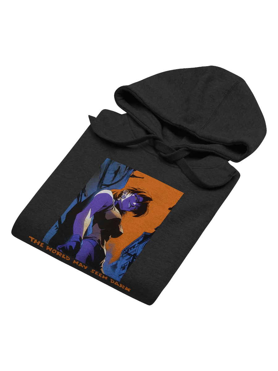 "The world may seem dark" Front Unisex Printed Hoodie product image (6)