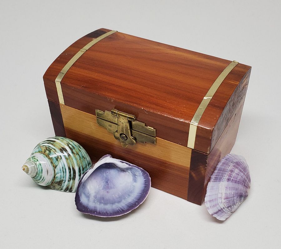 Vintage Wooden Trunk & Angel Cards product image (3)