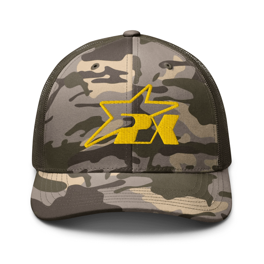 2X Logo Camo Trucker Hat product image (2)