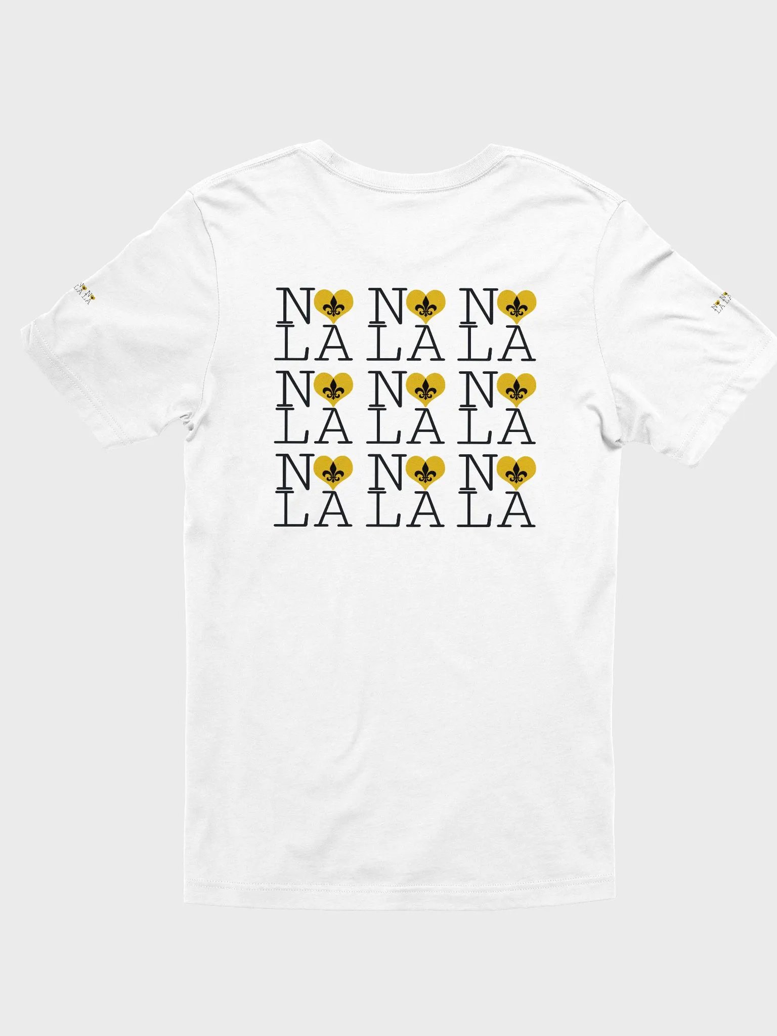 I LOVE NOLA **SUPERSOFT LEGACY TEE** (GOLD HEART LEGACY BACK + SLEEVES) product image (14)