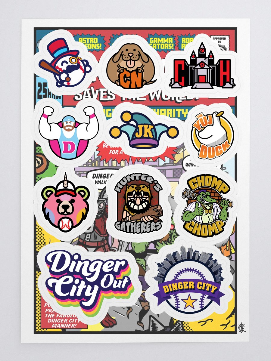 Logo Mini Sticker Sheet product image (3)