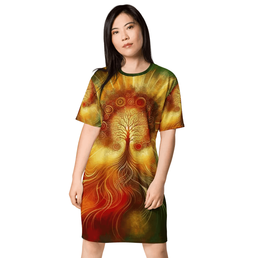 Tree of Life Ital T-Shirt Dress product image (1)