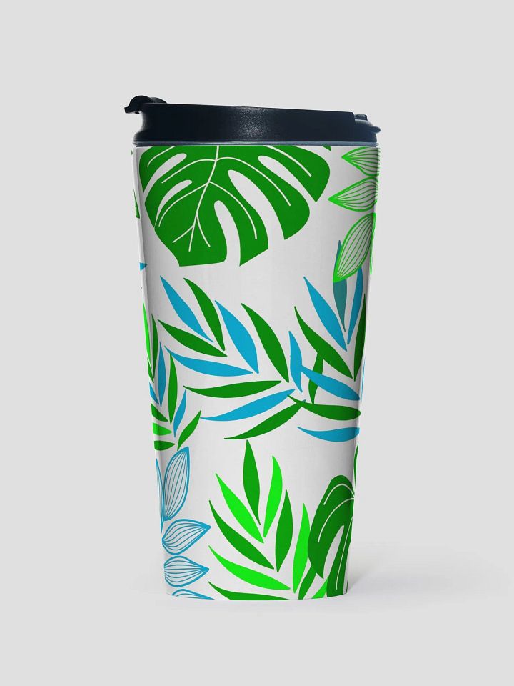 Tropical Leaves Stainless Steel Travel Mug product image (1)