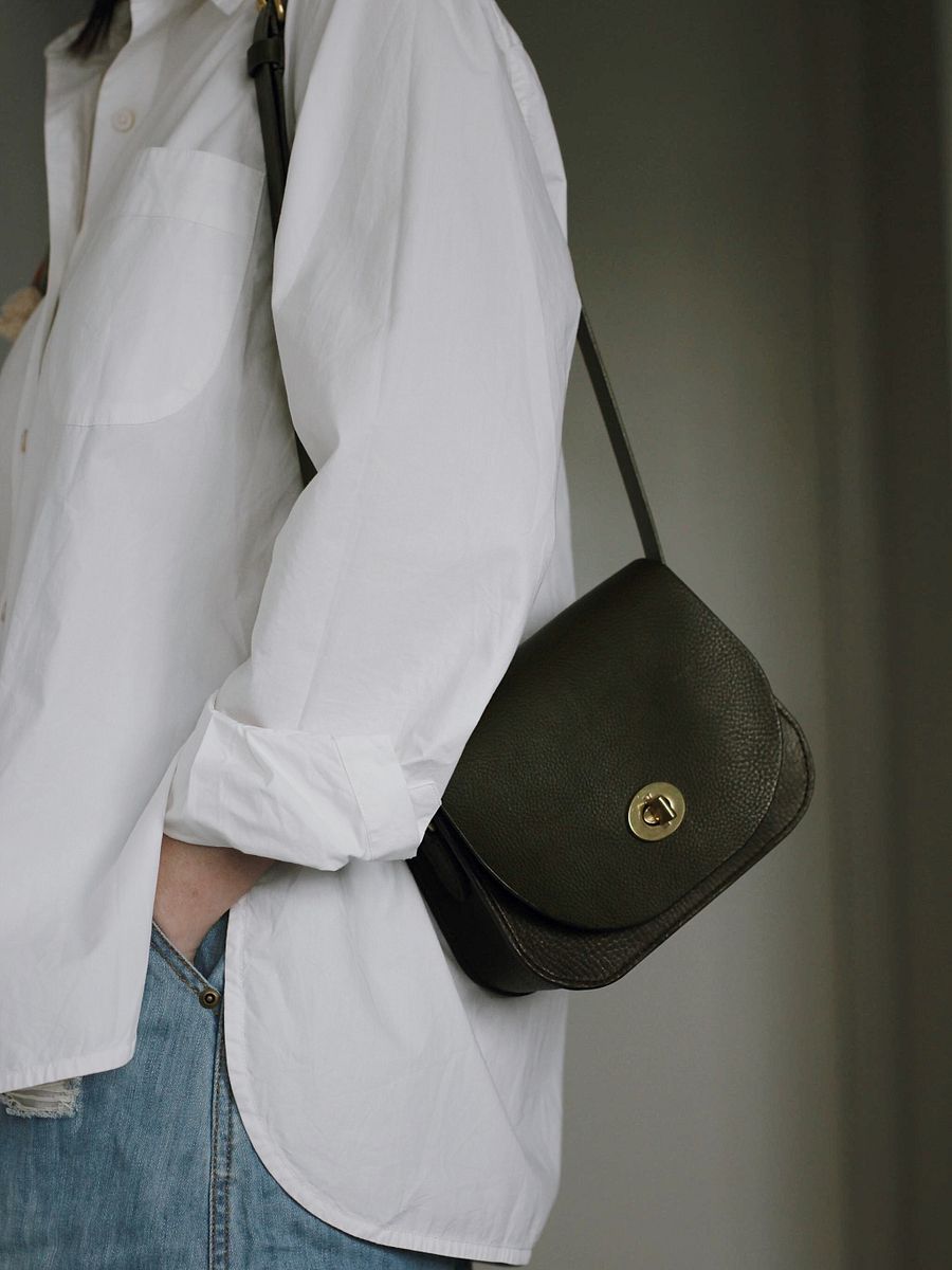 Vegetable Tanned Leather Saddle Bag product image (10)