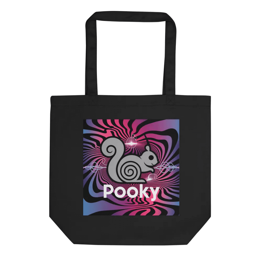 Pooky's Swirly Squirrel Eco Tote product image (1)