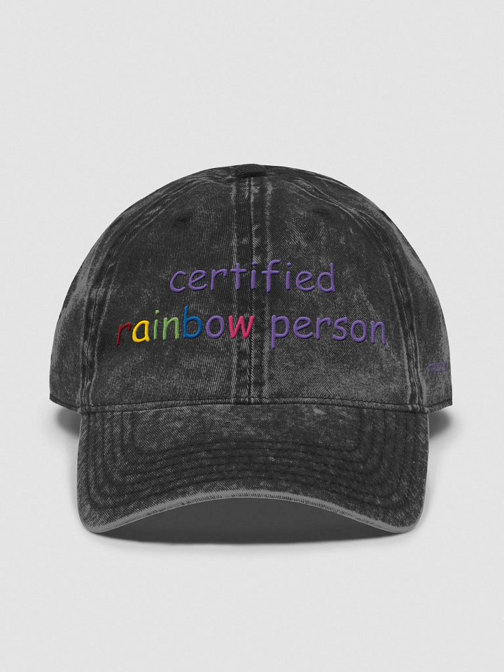 Certified Rainbow Person Dad Hat product image (1)
