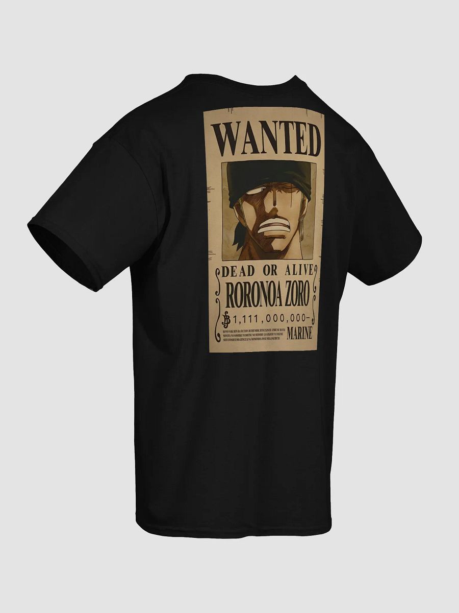 One Piece – Roronoa Zoro Dynamic Front & Wanted Poster Back T-Shirt product image (6)