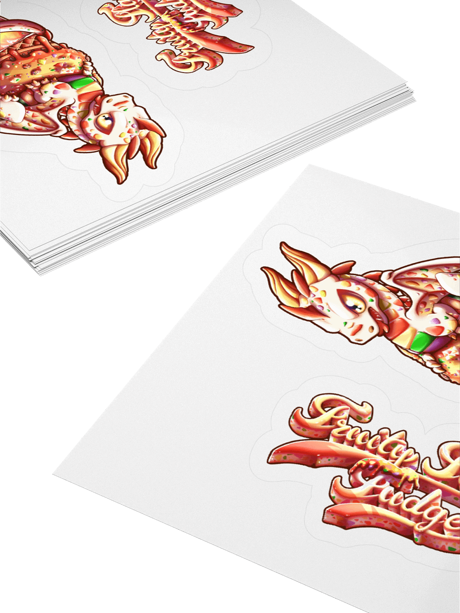 Dragon Ice Cream - Fruity Flame Fudge - sticker product image (11)