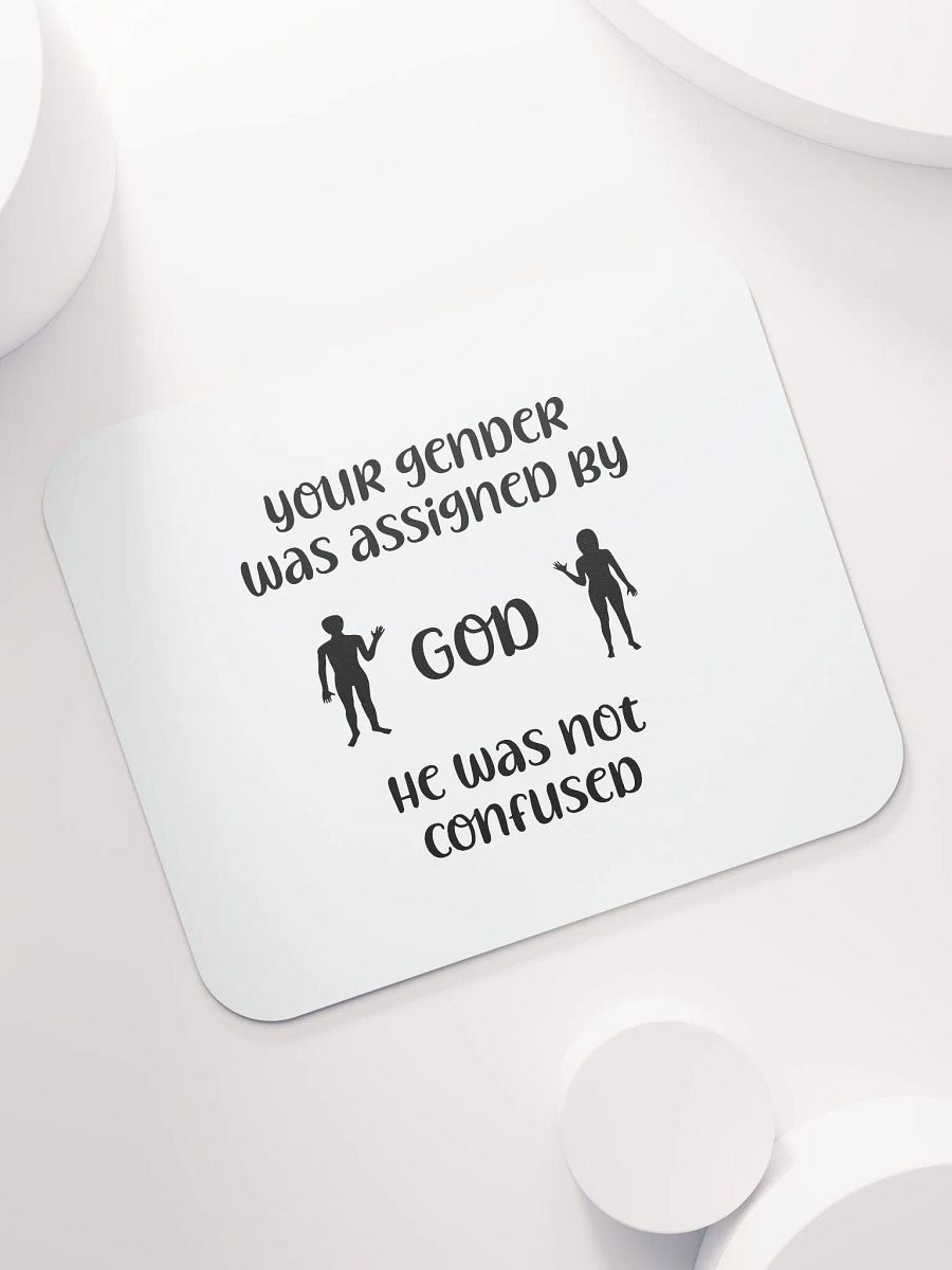 Your Gender Was Assigned by GOD. Eclipse Mouse Pad product image (7)