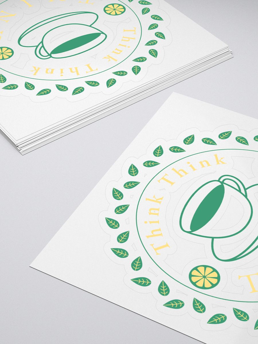Slogan #7 Think Think Think Sticker product image (4)