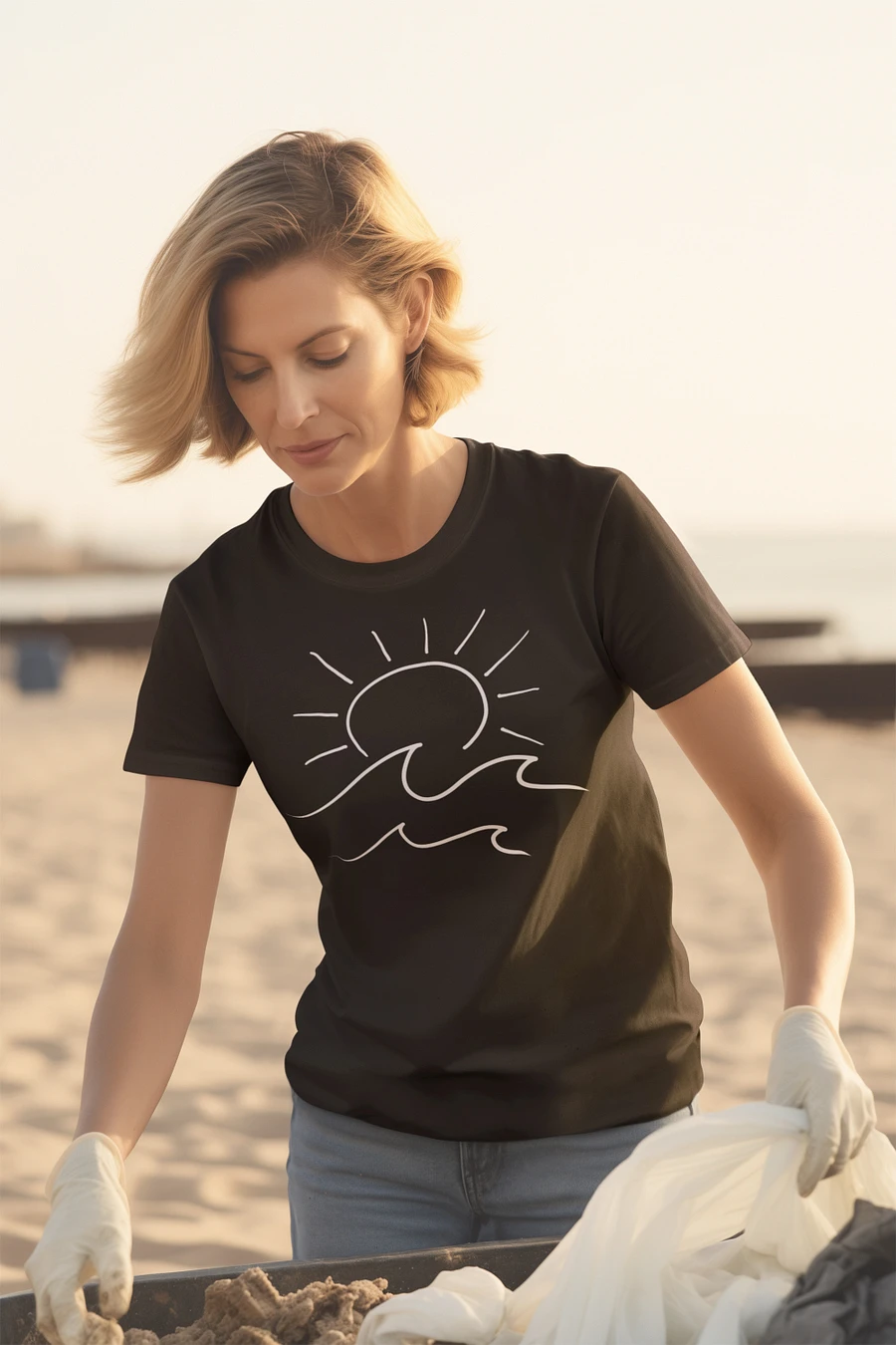 Sun Rays Water Sports Kayaking T-Shirt product image (3)