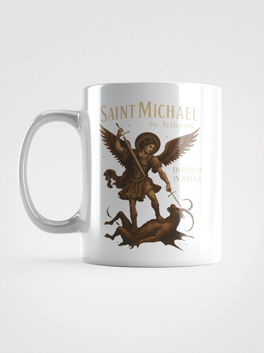 St Michael Defend Us In Battle Mug product image (16)